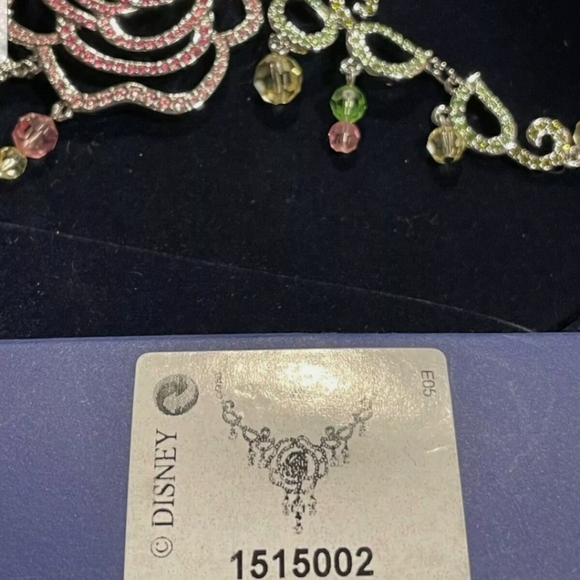 Swarovski & Disney Belle Rose Necklace - Picture 5 of 8